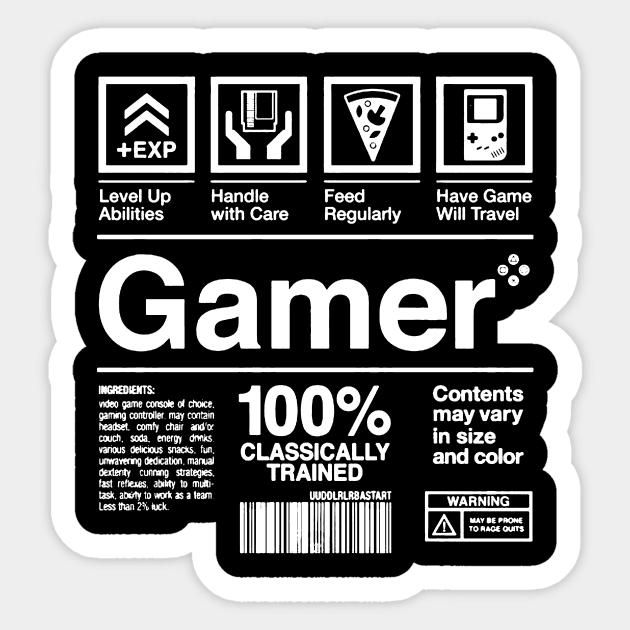 Gamer Stats Sticker by AbundanceSeed